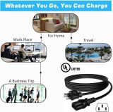 AC in Power Cord Outlet Socket Plug Cable Lead for Inficon 714-202-G1 Vortex Dual Refrigerant Recovery Machine