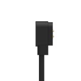 BabyValley 2Pack Compatible for MorePro HM08 Charger, USB Magnetic Charging Cable Replacement Charger Cable Compatible with MorePro HM08 Fitness Tracker (2*Black)
