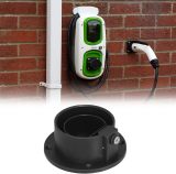 Ev Nozzle Holster, ABS and PVC Material, Type 2 Cable Holder Wall Mounted, Fixing Tool On Most Flat Surfaces Suitable for Indoor and Outdoor Use