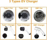 EV Charger Portable EV Charger Type2 Cable 32A 7KW with CEE Plug EVSE Type1 J1772 Charging Box 5M GB/T Charger for Electric Vehicle(32A 7KW Type 2)
