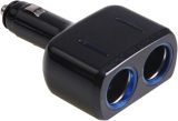 2 in 1 Power Splitter 80W Car Charging Adapter 12V/24V Vehicels Truck Compatible Vehicles Power Outlet