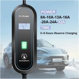 EV Charger Portable EV Charger Type2 Cable 32A 7KW with CEE Plug EVSE Type1 Charging Box j1772 Adapter for Electric Vehicle(32A 7KW GBT)