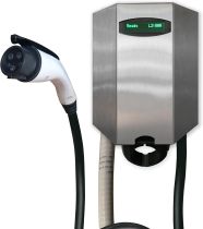 Wall Wattz: EVSE, Level 2, 75 Amp Output, 25' J1772 Charging Cable w/Cable Management System, Satin Finish, Type 4X Outdoor Enclosure, Hardwired, UL/cUL Listed, Made in The USA