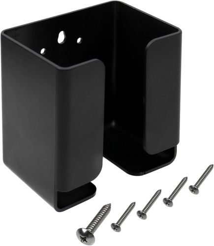 Black EV Charging Box Holder Wall Mount Repair Parts Electric Car Charging Control Box Holder,Easy to Install for J1772
