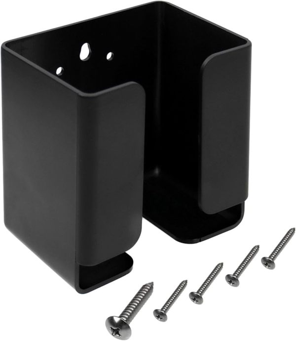 Black EV Charging Box Holder Wall Mount Repair Parts Electric Car Charging Control Box Holder,Easy to Install for J1772