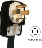 Wall Wattz: EVSE, Level 2, 75 Amp Output, 25' J1772 Charging Cable w/Cable Management System, Satin Finish, Type 4X Outdoor Enclosure, Hardwired, UL/cUL Listed, Made in The USA