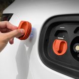 Weatherproof Electric Car Charging Port Covers with Adsorption Fits All Weather Conditions