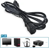 New AC in Power Cord Outlet Socket Plug Cable Lead Compatible with Inficon 714-202-G1 Vortex Dual Refrigerant Recovery Machine
