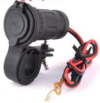 Car Charger Dual USB 2.1A+1A 5v with 60cm Cabel for Cars, Motorcycles, Buses, Ships, RVs, Yachts