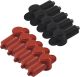 Silicone Covers for Alternator Battery and Power Junction Blocks 5 Redness and 5 Black