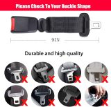 2 PCS Black Buckle Polyester,for Comfortable Use,Ships from The US