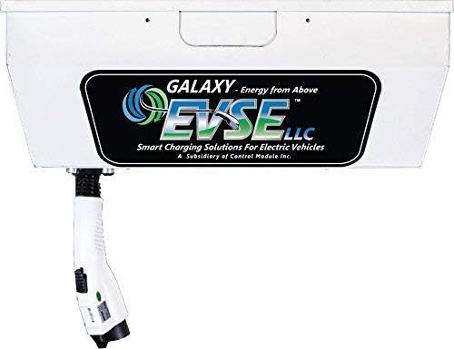 3722 Overhead Motorized EVSE, Level 2, 208V-240V, 30A, Made in USA, On/Off Vehicle Charger, Wireless Pushbutton, ZigBee Wireless Communications