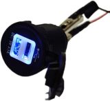 Waterproof 4 USB Car Charger Vehicle-mounted Mobile Charger Double Light Blue Light Puckering 3.1 A Large Current 12V