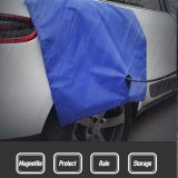 SEADEAR Outdoor Waterproof Electric Car Cover for Charging Port Electric EV Winter Rain Snow Car Charging Port Protection Outdoor Car Charging Accessories Magnetic Adhesion