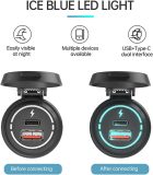 Car Charger PD QC3.0 Fast Charge Type C USB Port Socket 12V/24V Waterproof Power Outlet Fast Charge with 60cm Cable for Motorcycle Marine Boat RV ATV Cars Trucks Campers