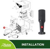 Wall-Mounted Charger Bracket for Tesla Model 3 Model Y Model S Model X Cable Organizer Bracket Accessories with Chassis