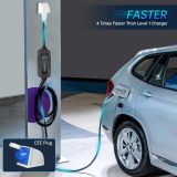 Level 2 Dual Port 240v 30amp Wall Mount EV Charger, Electric Vehicle Charger