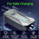 Level 2 Dual Port 240v 30amp Wall Mount EV Charger, Electric Vehicle Charger