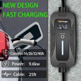 Level 2 Dual Port 240v 30amp Wall Mount EV Charger, Electric Vehicle Charger