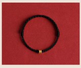 【已開光】三生三世情侣款红绳手链男女转运纯金编织手绳