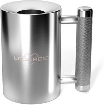 Copy Heavy Mug 8KG/18LB 10 oz - Stainless Steel Fitness Water Cup | Durable Weightlifting Plate Design | Gym, Workout, and Coffee Enthusiast Gift | BPA-Free Sports Bottle