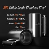 Heavy Mug 8KG/18LB 10 oz - Stainless Steel Fitness Water Cup | Durable Weightlifting Plate Design | Gym, Workout, and Coffee Enthusiast Gift | BPA-Free Sports Bottle