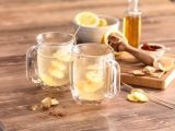 4-pc Double Wall Glass , Insulated Coffee Mug, Clear