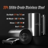 Copy Heavy Mug 8KG/18LB 10 oz - Stainless Steel Fitness Water Cup | Durable Weightlifting Plate Design | Gym, Workout, and Coffee Enthusiast Gift | BPA-Free Sports Bottle