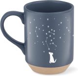 Stoneware Mug, 12 fl oz, Navy, 429017