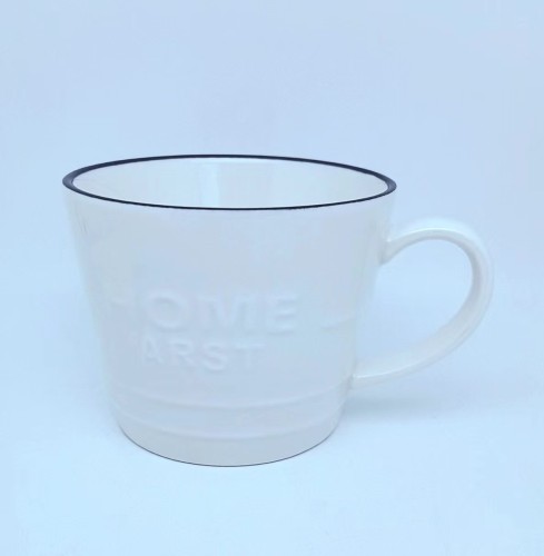 Dean&Deluca Morning Mug Milk White Mug Microwave Safe Dishwasher Safe Tableware Coffee Tea
