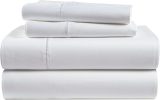 100% Egyptian Cotton Sheets King Size - 1000 Thread Count, 4Pc King Size Sheets set, Smooth Sateen Weave King Sheets, Ultra Luxury Bed Sheets, 16  Deep Pocket King Sheet Set - White Sheets