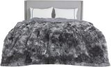 Ultra Soft Fluffy King Size Blanket for Bed – Fuzzy, Fluffy, Shaggy Faux Fur King Blanket, Warm and Thick Sherpa, Tie-dye Decorative Gift, Oversized Blankets King Size, 108x90 Inches, 640 GSM