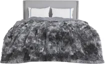 Ultra Soft Fluffy King Size Blanket for Bed – Fuzzy, Fluffy, Shaggy Faux Fur King Blanket, Warm and Thick Sherpa, Tie-dye Decorative Gift, Oversized Blankets King Size, 108x90 Inches, 640 GSM
