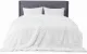 Soft White Faux Fur Blanket - Fluffy, Shaggy Sherpa, King Size Decorative Gift, 108x90 Inches, 640 GSM