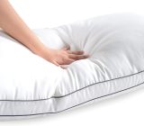 Standard Pillows for Sleeping - Bed Pillows Set of 4 - Luxury Hotel Quality Down Alternative Pillows for Back and Side Sleeper, Soft and Supportive Gusseted Pillow, 20x26