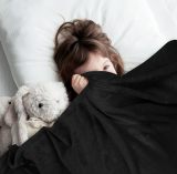 Bedding Fleece Blanket King Size Black 300GSM Luxury Bed Blanket Anti-Static Fuzzy Soft Blanket Microfiber (90x102 Inches)