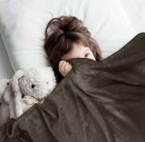 Bedding Fleece Blanket King Size Brown 300GSM Luxury Fuzzy Soft Anti-Static Microfiber Bed Blanket (90x102 Inches)