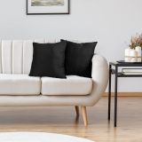 Bedding Throw Pillows Insert (Pack of 2, Black) - 26 x 26 Inches Bed and Couch Pillows - Indoor Decorative Pillows