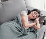 Bedding Fleece Blanket King Size Ash Grey 300GSM Luxury Fuzzy Soft Anti-Static Microfiber Bed Blanket (90x102 Inches)