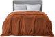 Faux Fur King Size Blanket Burnt Orange – Fuzzy, Fluffy, and Shaggy Faux Fur, Soft and Thick Sherpa, Cozy Warm Decorative Gift, King Blanket for Bed, 108x90 Inches, 640 GSM