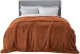Faux Fur King Size Blanket Burnt Orange – Fuzzy, Fluffy, and Shaggy Faux Fur, Soft and Thick Sherpa, Cozy Warm Decorative Gift, King Blanket for Bed, 108x90 Inches, 640 GSM