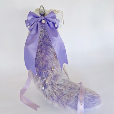 Fox Tail Bow Knot Chian Anal Plug SM Accessories