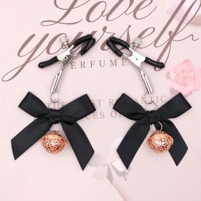 Bowknot Kitty Anal Plug Nipple Clamps SM Accessories