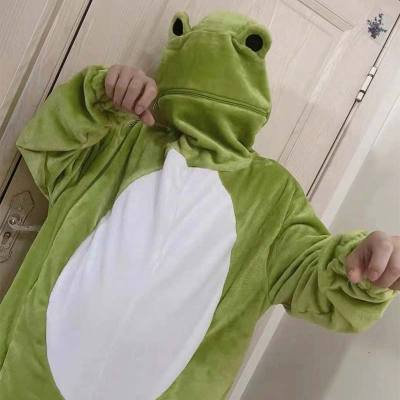Cute Froggy Comfy Pajamas Sleep Jumpsuit