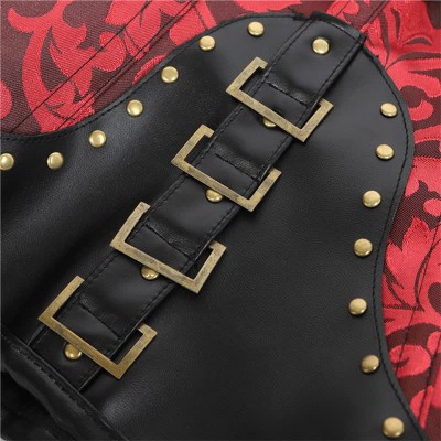 Gothic Steampunk Overbust Halter Corset Tops