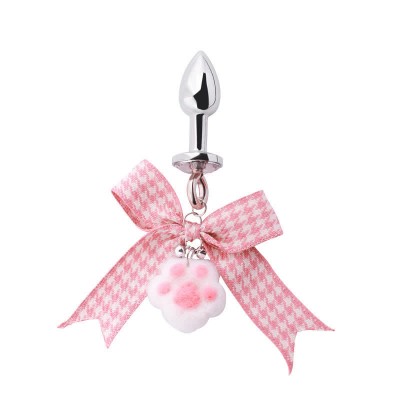 Cat Claw Bowknot Anal Plug Nipple Clamps SM Accessories