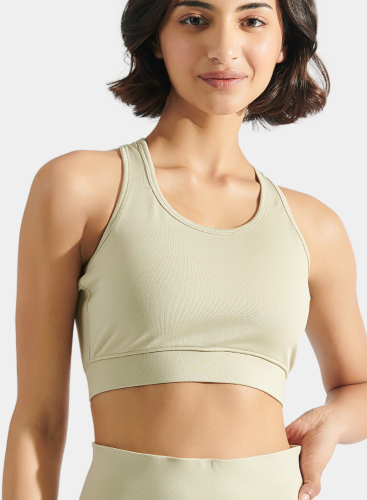 Aero Bra Top Alfa Beige