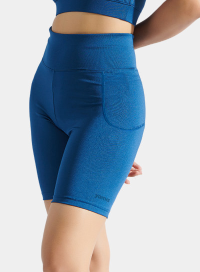Flo Bike Short & Bra Top Combo Navy Peony