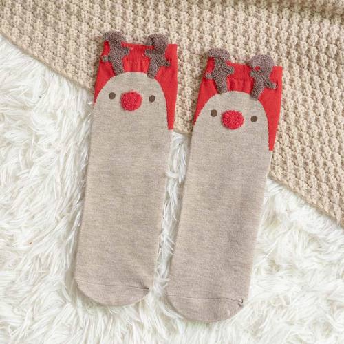 Cute Cartoon Christmas Socks