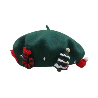 Kawaii Christmas Beret Hat